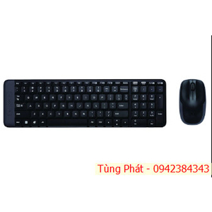 Bàn phím + chuột không dây Combo Logitech MK220 (màu đen)