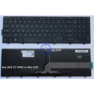 bàn phím dell inspiron 5543 có đèn LED bàn phím