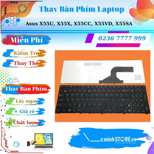 Bàn Phím Laptop Asus X55U, X55X, X55CC, X55VD, X55SA