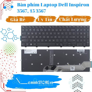 Bàn phím Laptop Dell Inspiron 3567, 15 3567