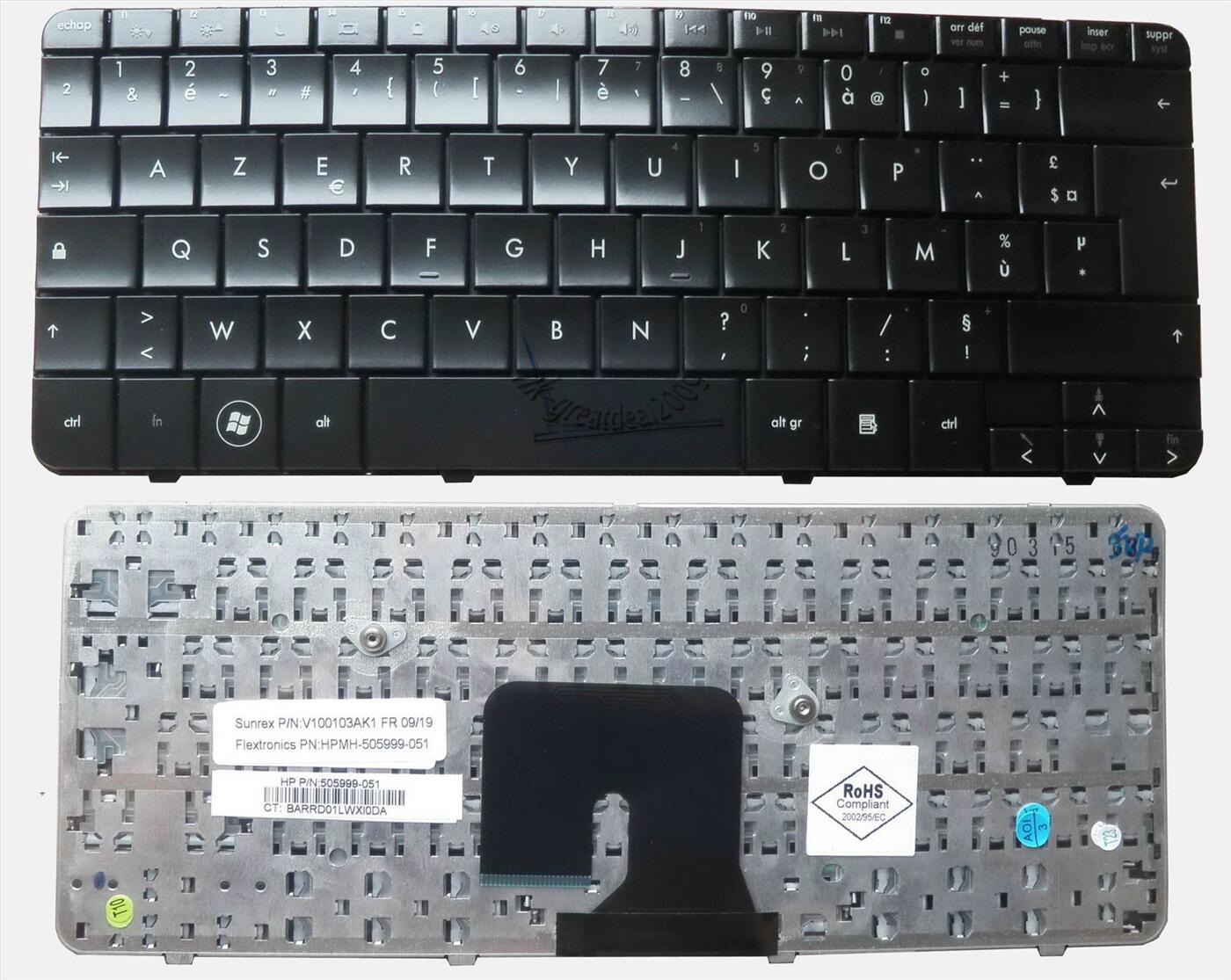 Bàn phím Laptop HP DV2-1000 Series