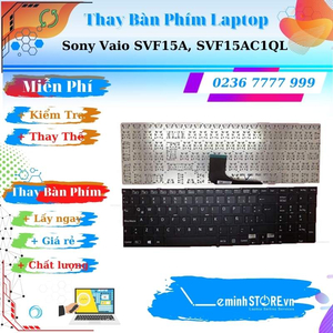 Bàn phím Laptop Sony vaio SVF15-A, SVF15AA1QW |Model: SVF15A13SGB