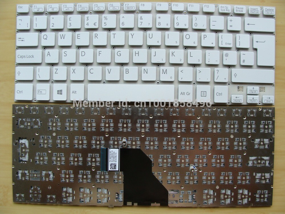 bàn phím sony SVF142C29W trắng