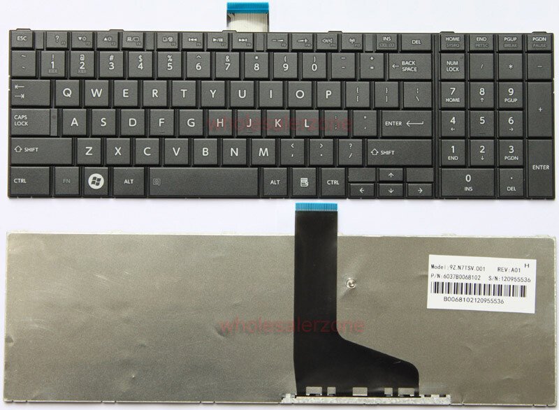 Bàn phím TOSHIBA C850 C850 (Đen)