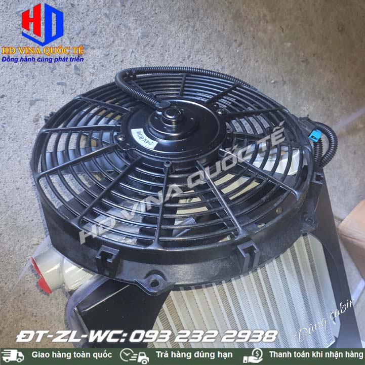 Bán quạt làm mát két dầu thủy lực xe trộn bê tông, quạt thủy lực xe trộn bê tông, phụ tùng xe trộn bê tông