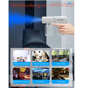 Máy phun, xịt khử khuẩn 99.8% tích hợp tia UV K5, cầm tay tích hợp pin sạc