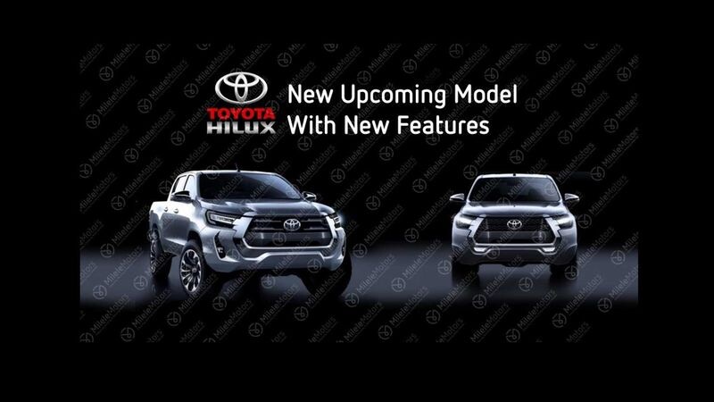 Bán tải Toyota HIlux mới lộ thiết kế mới