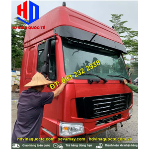 Bán thanh lý giảm giá cabin Howo HW79 nóc cao. Cabin xe bồn téc chở xi măng rời, cabin xe ben, xe thùng, đầu kéo Howo