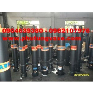 bán tháp ben , thùng dầu thủy lục HYVA 4 đốt chính hãng lắp cho xe Howo, dongfeng, chenglong, CAMC.