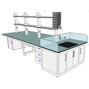 BÀN THÍ NGHIỆM TRUNG TÂM MODEL AH-002