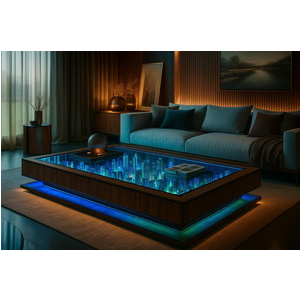 📌 BÀN TRÀ SOFA LED THÀNH PHỐ CITYBUILDING – KIỆT TÁC NGHỆ THUẬT NỘI THẤT 2025