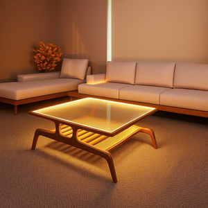 🔖 BÀN TRÀ SOFA TRÒN LED NGHỆ THUẬT CITYBUILDING – THIẾT KẾ ĐỘC BẢN SANG TRỌNG 2025