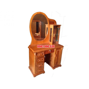 BÀN TRANG ĐIỂM GỖ CĂM XE 1 MÉT