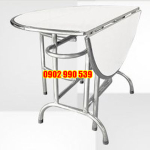 Bàn tròn inox xếp 3 loại tốt