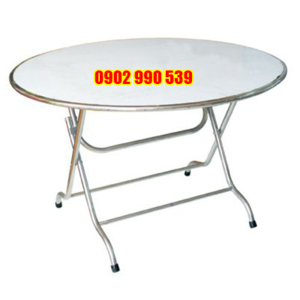 Bàn tròn inox 304 1m2