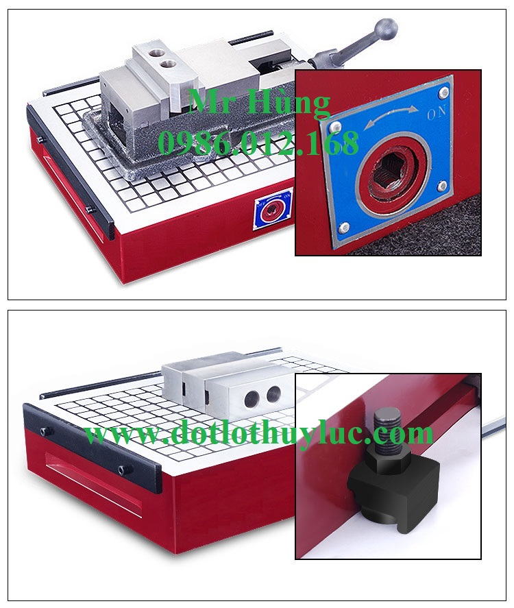 Bàn từ cơ 400x500, bàn từ 400x500x80, bàn từ máy phay