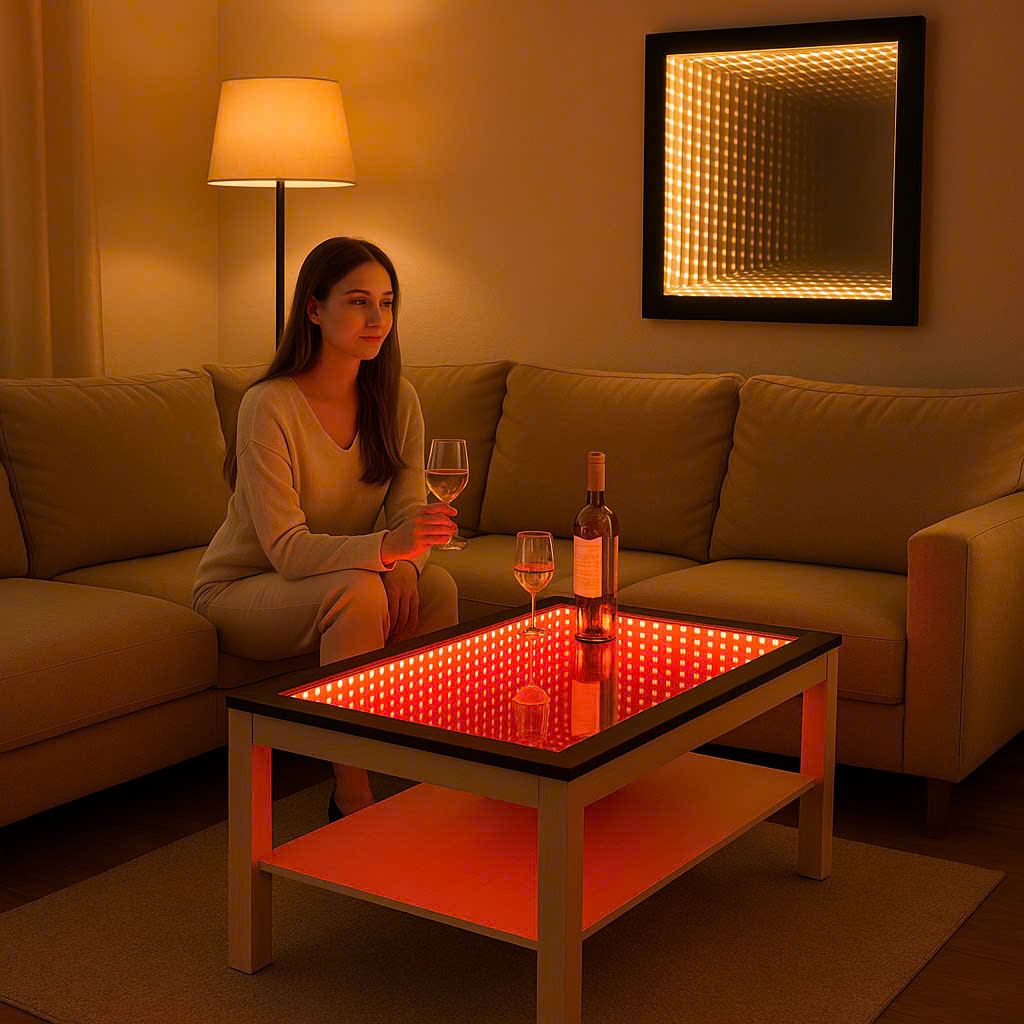 💎 BÀN GƯƠNG VÔ CỰC CITYBUILDING – NGHỆ THUẬT ÁNH SÁNG CHO KHÔNG GIAN HIỆN ĐẠI