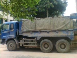 Cần bán xe tải Thaco Auman 3 chân 2017 màu xanh lam máy cực ngon