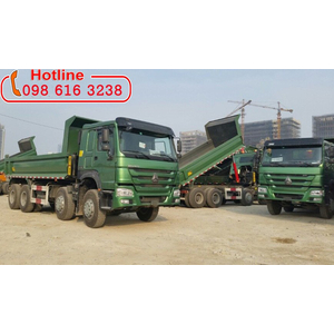 Bán xe ben 4 chân HOWO thùng đúc chữ U, ít nhíp, đít vuông, nhập khẩu đời 2016- Mẫu thùng 01