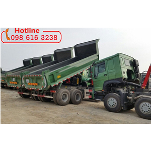 Bán xe ben 4 chân HOWO thùng đúc chữ U, ít nhíp, đít vuông, nhập khẩu đời 2016- Mẫu thùng 01