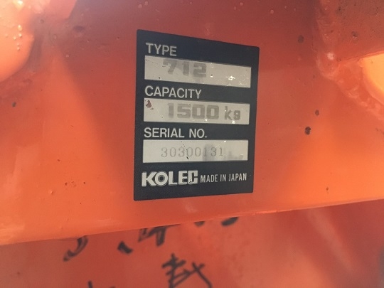 Tem xuất xứ xe nâng tay cũ Bán xe nâng tay cũ giá rẻ