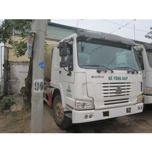 Bán xe trộn bê tông Howo 10 m3 cũ đã qua sử dụng giá tốt