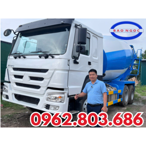 BÁN XE TRỘN BÊ TÔNG HOWO 12 KHỐI – MÁY CƠ