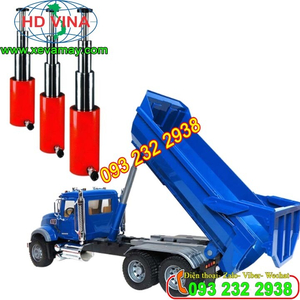 Bán xy lanh thủy lực, tháp ben, chế lắp trên xe tải nhỏ các loại