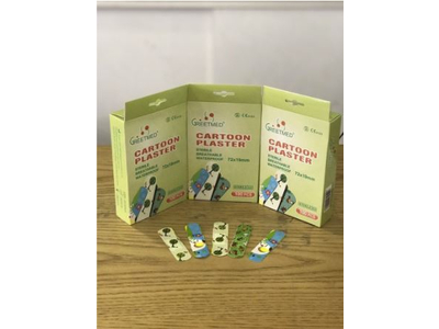 Băng cá nhân bản nhỏ hình thú (Cartoon) cho trẻ em 72*19mm - Hộp 100