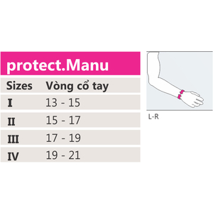 Nẹp cổ tay Medi protect.Manu active