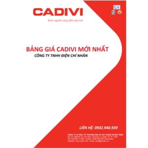 BẢNG GIÁ DÂY CÁP ĐIỆN CADIVI MỚI NHẤT
