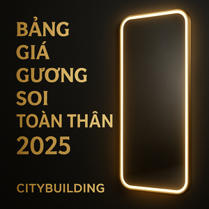 ✨ BẢNG GIÁ GƯƠNG SOI TOÀN THÂN THEO YÊU CẦU – CITYBUILDING | XƯỞNG SẢN XUẤT GƯƠNG CAO CẤP TẠI HÀ NỘI & TP.HCM