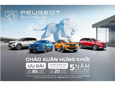 Bảng giá & Khuyến mãi Peugeot 03/2025
