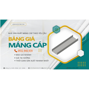 BẢNG GIÁ MÁNG CÁP VÀ PHỤ KIỆN MÁNG CÁP