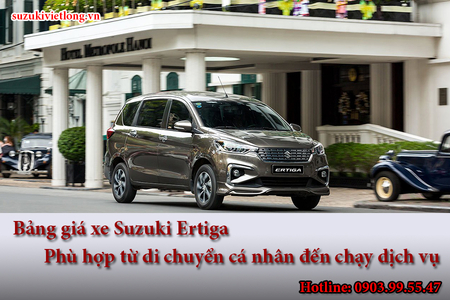 Bảng giá xe Suzuki Ertiga: Phù hợp từ di chuyển cá nhân đến chạy dịch vụ