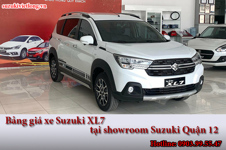 Bảng giá xe Suzuki XL7 tại showroom Suzuki Quận 12