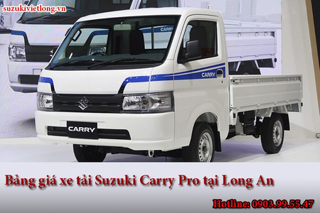 Bảng giá xe tải Suzuki Carry Pro tại Long An