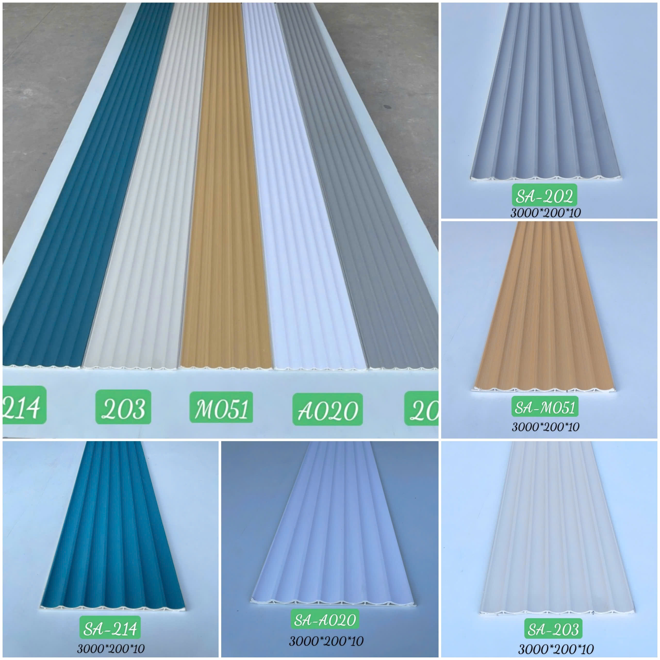 HTSA-Tấm ốp tường lam sóng âm ( sóng bán nguyệt)