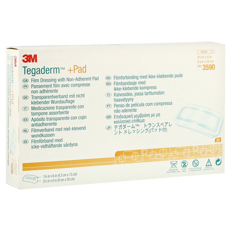 Băng phim trong có gạc vô trùng 3M Tegaderm + Pad 3590