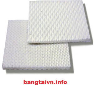 Băng tải carô trắng dày 2.1mm-2 lớp bố