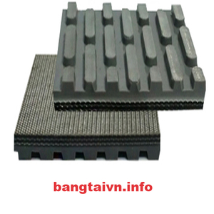 Băng tải hạt dưa màu xám dày 9mm 3 lớp bố