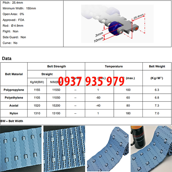 Băng tải lưới nhựa HS-200A