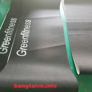 Băng tải chạy bộ đen nhám dày 2.2mm 2 lớp bố