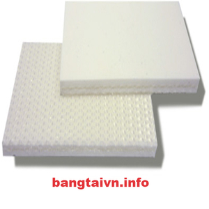 Băng tải PVC trắng trơn dày 3mm - 2 lớp bố