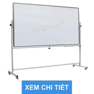 Bảng Từ Trắng Di Động Hai Mặt Lật