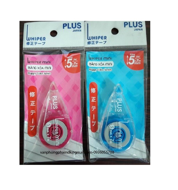 Băng Xóa Plus nhỏ 5mm x 7m