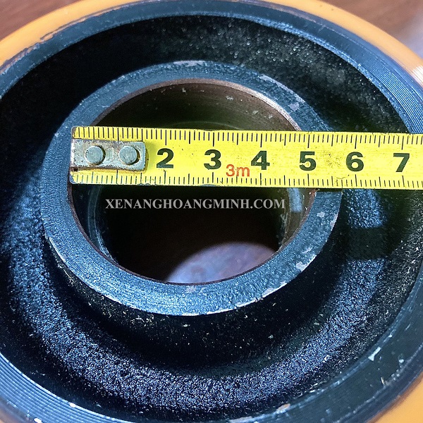 Pu 140x55mm - bánh xe cân bằng xe nâng điện Hangcha Heli Noblelift