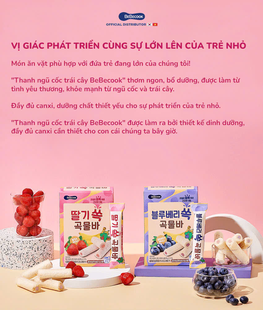 Bánh cuộn thanh dài Bebecook