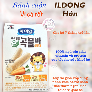 Bánh ILdong xốp cuộn Cà Rốt