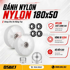 Bánh lái NYLON 180x50